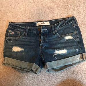 Hollister jean shorts